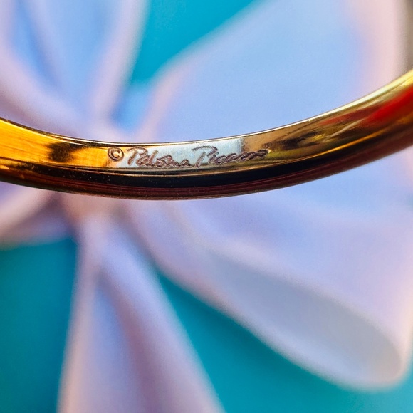 EXT RARE Tiffany & Co. 18k Lemon Quartz Paloma Picasso Sugar Stacks Ring, Sz 5 - Picture 7 of 9